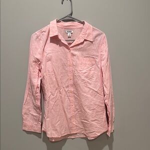 Pink Button-Up Shirt
